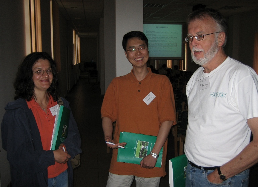 Violeta Vasilevska, Yongkuk Kim, and Bob Daverman  \n (Click for next picture)