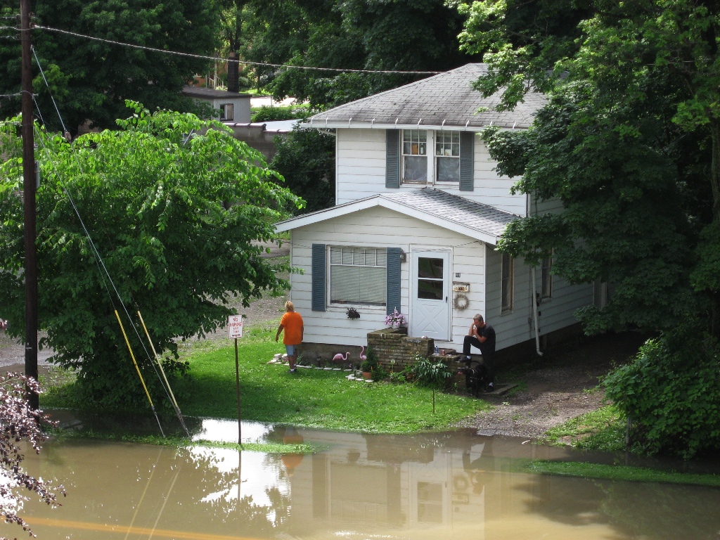 Watching the water rise \n (Click for next picture)