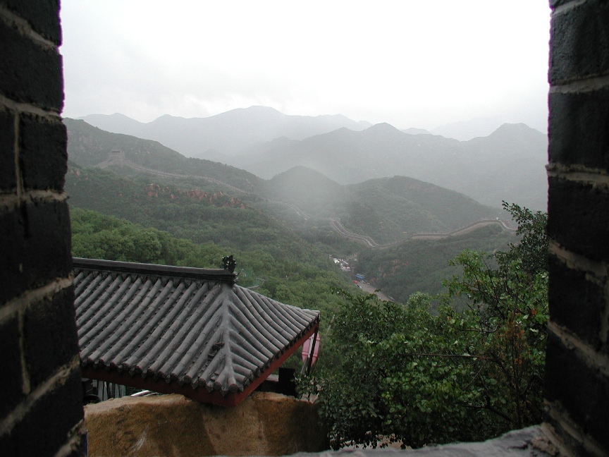 Great Wall (taken from inside the wall) \n (Click for next picture)